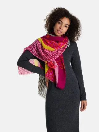 LIEBLINGSSTÜCK - Damen-Wolltuch lovely pink - Gr. - OS