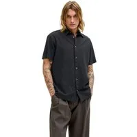 Jack & Jones Kurzarmhemd JJESUMMER LINEN BLEND (1-tlg)