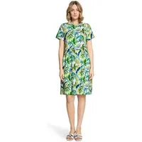 Cartoon Druckkleid Damen mit Eingrifftaschen