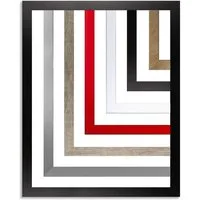 myposterframe Einzelrahmen Rahmen Maia, (1 Stück), 50x100 cm, Schwarz, MDF