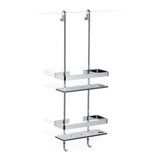 Giese Bodyguard Hänge Duschkorb mit Halter für Rasierer 30720-02 30720-02