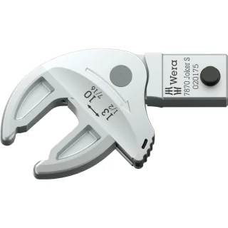 Wera 7870 Joker S Selbstjustierender Einsteck-Maulschlüssel für Schlüsselweite 10-13 mm, 9x12 mm - 05020175001