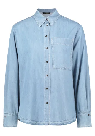 Betty Barclay - Hemdbluse Light Blue Denim - Gr. - 46