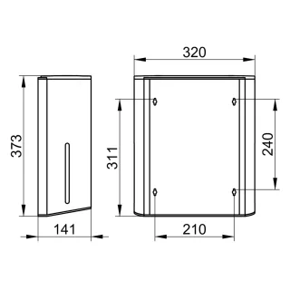 Keuco Papiertuchspender Plan 14985, 14985010000