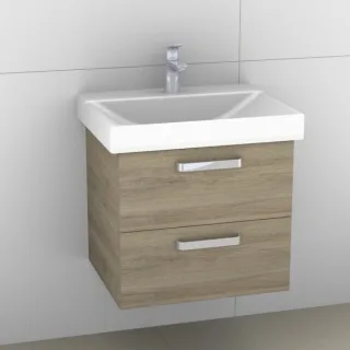 Artiqua 413 Waschtischunterschrank für Xeno 2 500530 (ehem. 127060) Sanremo Eiche quer NB, 413-WU2L- 413-WU2L-K128-7145-428