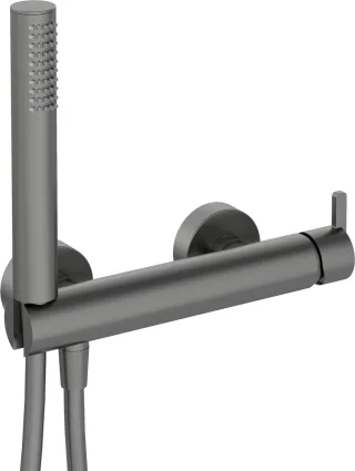 Neuesbad Serie 600 Brausearmatur mit Brauseset, Oberfläche: Titanium NB1BQS_D41M1