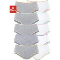 petite fleur by Lascana Hüftslip (10er-Pack) aus elastischer Baumwolle