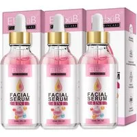 P-Beauty Cosmetic Accessories Gesichtsserum Gesichtsserum Anti-Aging Anti Falten Hyaluronsäure Vitamin C E Vegan, 3-tlg.
