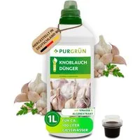 Purgrün Gemüsedünger Bio Knoblauch Dünger, NPK 4+1+7, Algenextrakt, 1 Liter, Flüssigdünger, 1-St., 1 Liter