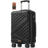 SONGMICS Hartschalen-Trolley Kofferset, 360° Rollen, robuster Reisekoffer, Bordcase, ABS, TSA-Schloss, Zahlenschloss, Koffergurt, Handgepäcktauglich, klein