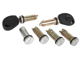 4x Türschloss Schliesszylinder Links Rechts + 2x Schlüssel für Iveco Daily 99-06