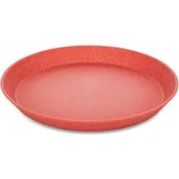 KOZIOL Speiseteller CONNECT PLATE Ø 20,5 cm, aus biozirkulärem Material, (4 St), Teller Set, Spülmaschinengeeignet und melaminfrei, Made in Germany