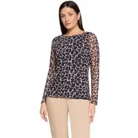 Betty Barclay Kurzarmshirt Damen mit Animalprint (1-tlg)