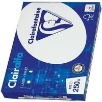 CLAIREFONTAINE Druckerpapier Clairalfa, Format DIN A4, 250 g/m², 171 CIE, 125 Blatt