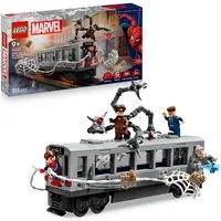 LEGO® Spider-Man vs. Doc Ock: Showdown in der U-Bahn (76321) Konstruktionsspielsteine, (393 St), LEGO Super Heroes, Made in Europe