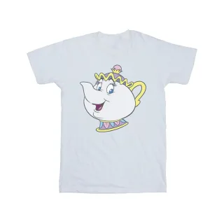 Disney - "Beauty And The Beast Mrs Potts" T-Shirt für Damen (Weiß)