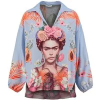 Key Largo Langarmbluse WB GALLERY v-neck (1-tlg)