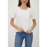 Monari Schlupfbluse Schluse Basic Regular fit mit Strasssteinen