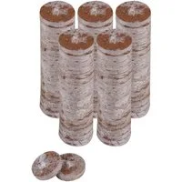 Windhager Anzucht- und Kräutererde, (Packung, 100-St), Kokos-Quelltabs zur Anzucht, torffrei