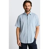 TOM TAILOR Kurzarmhemd Blusen & Shirts Regular Fit Kurzarmhemd aus Baumwolle