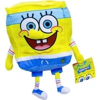 Nickelodeon Kuscheltier SpongeBob Kuscheltier 33 cm blau – weiches Plüschtier für Kinder (Set, 1-St., Geschenk-Set), SpongeBob Kuscheltier blau 33 cm – weiches Plüschtier für Fans