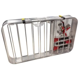 Dönges Waldbrandkorb Wakob HS7, mit Armaturen , Ausführung:mit Armaturen, Abmessung:870 x 115 x 520mm