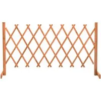 vidaXL Gartenzaun Garten-Rankzaun Orange 150x80 cm Massivholz Tanne, (1-St)
