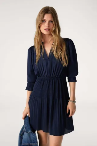 ba&sh - Kleid - Kosee blau - Gr. - 1