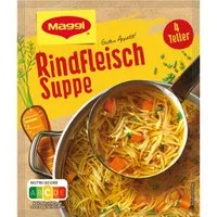 MAGGI Fertiggericht, Maggi Guten Appetit Rindfleisch Suppe mit Nudeln und Gemüse 85g