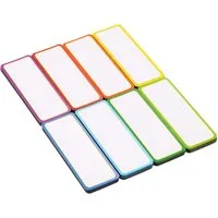 FELIXLEO Magnettafel Magnetstreifen beschreibbar Abwischbare Magnetschilder Set, (30-tlg)