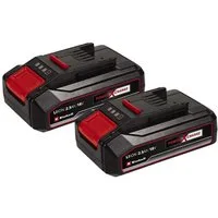 Einhell 18V Ersatzakku PXC-Twinpack 2,5 Ah in CB, 2er Pack Akku-Set (2 St)