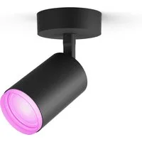 Philips Hue LED Deckenspot White & Color Ambiance Fugato 1er Aufbauspot, Abschaltautomatik, Bluetooth, CCT - über Fernbedienung, Dimmfunktion, Einschlafhilfe, Farbsteuerung, Farbwechsel, Memory, nach Trennung vom Netz, Nachtlichtfunktion, RGB, Smart 