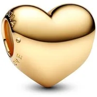 Pandora Charm-Einhänger PANDORA Moments Slide-Charm Herz, vergoldet
