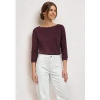 STREET ONE Langarmshirt mit U-Boot-Ausschnitt