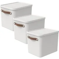 ROTHO Aufbewahrungsbox (3er-Set, 3er-Set)