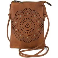 styleBREAKER Mini Bag Mini Umhängetasche Blumen Cutout und Strass (1-tlg)