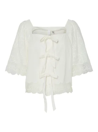 Y.A.S - YASYVAS 2/4 TIE TOP S. star white - Gr. - 36