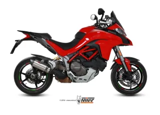 Sport Auspuff MIVV Suono Edelstahl für Ducati Multistrada 1260 Bj. 2018-2019 EURO-4 +ABE
