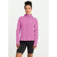 Jack Wolfskin Fleecejacke LITESTRIDE HOODED FZ W mit Reißverschlusstaschen und Brusttasche