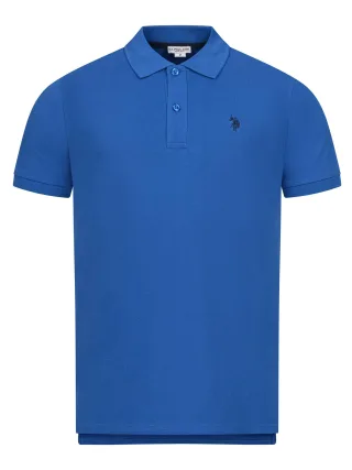 U.S. Polo Assn. Herren Basic Poloshirt kurzarm mit Stretchkomfort