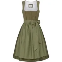 Nübler Trachtenkleid Midi Dirndl Luise in Grün von Nübler - Rocklänge 60 cm