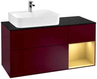 Villeroy & Boch Waschtischunterschrank Finion G15 1200x603x501mm Wandbel. WT li, G152HFHB G152HFHB