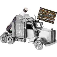 BRUBAKER Weinflaschenhalter Truck, (Bierflaschenhalter für Trucker und LKW-Fahrer, 1-St., inklusive Grußkarte), Herren Metall Skulptur, Bier Geschenk, LKW Bierhalter für Männer
