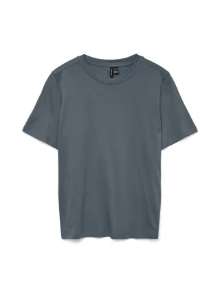 VERO MODA - VMPAULINA SS T-SHIRT JRS NOOS Stormy Weather - Gr. - XS