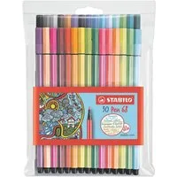 STABILO Filzstift Pen 68, (30-tlg), inkl. 6 Neonfarben