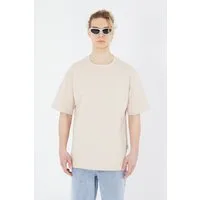 COFI Casuals T-Shirt einfarbiges Basic Oversized T-Shirt mit 320 GSM Baumwolle