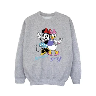 Disney - "Minnie Mouse And Daisy" Sweatshirt für Mädchen (Grau)