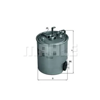 Mahle Kraftstofffilter Jeep Grand Cherokee 2,7