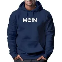 MoonWorks Hoodie Hoodie Herren Bedruckt Moin Vogel Möwe Hamburg Print Aufdruck