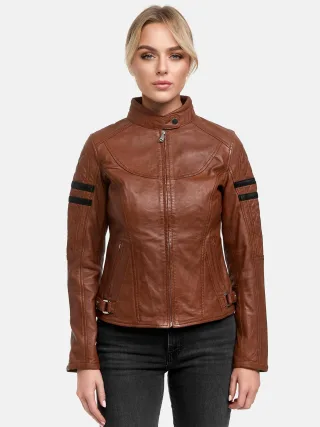 Tazzio Damen Lederjacke